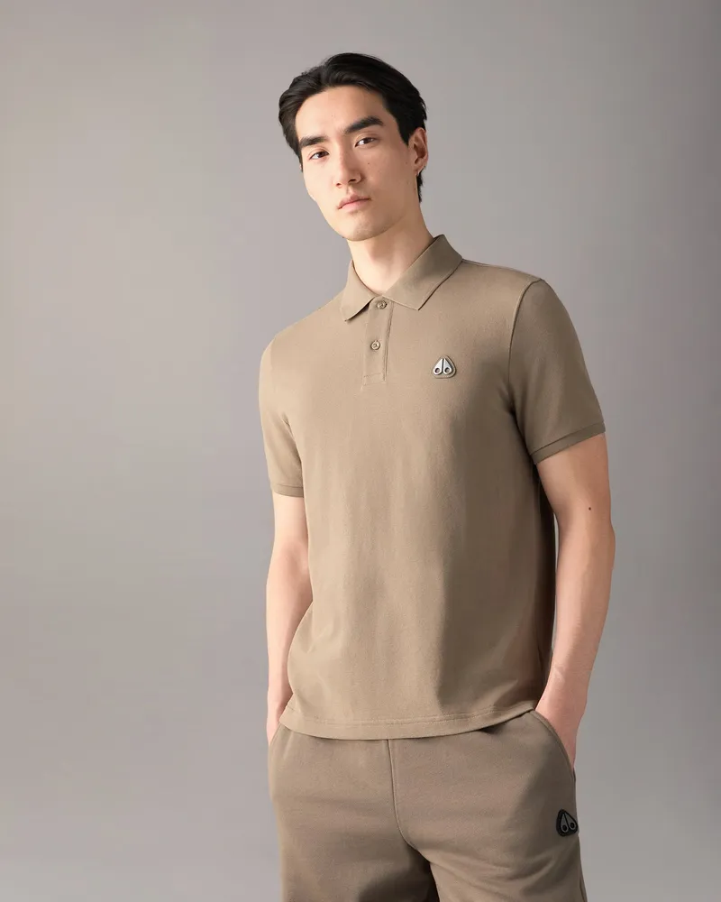 Moose Knuckles Everett Poloshirt Aschgrau