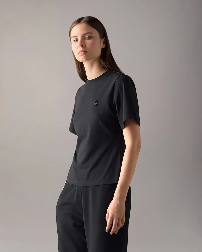 Moose Knuckles Yyz T - Shirt Für Damen Schwarz
