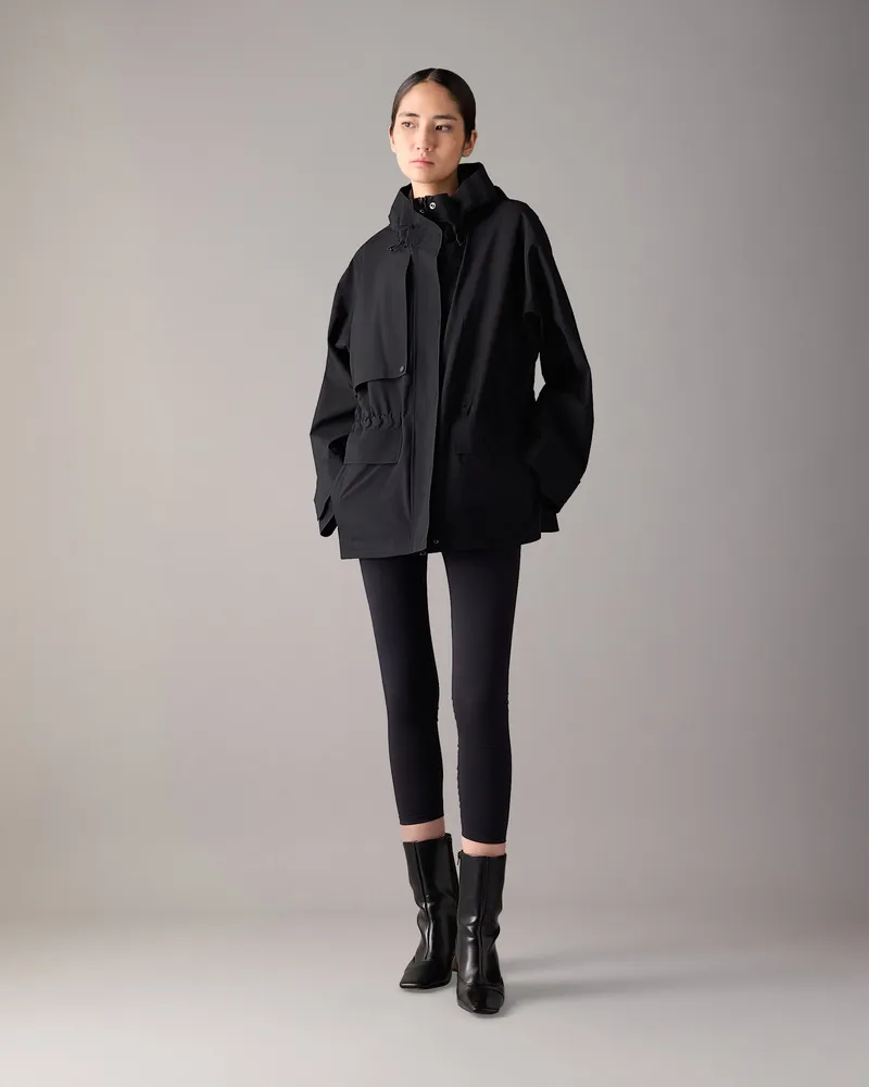 Moose Knuckles Laurier Regenjacke Für Damen Schwarz