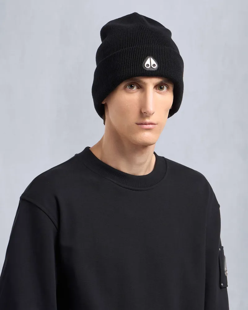Moose Knuckles PARNIS MÜTZE UNISEX-Schwarz Schwarz