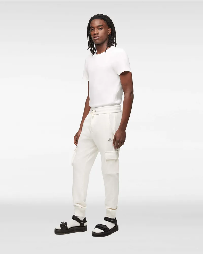 Moose Knuckles SEASIDE CARGO-JOGGERS-Plaster Plaster