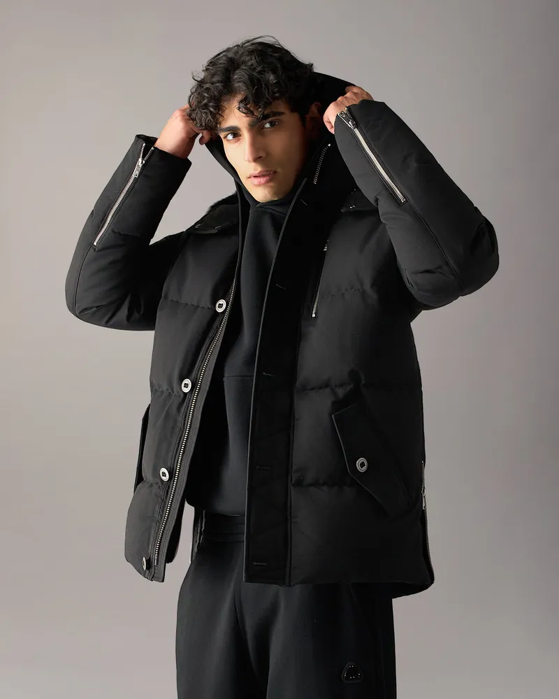 Moose Knuckles Original 3q Daunenjacke Schwarz