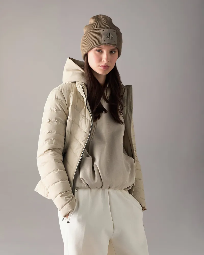 Moose Knuckles Elora Daunenjacke Für Damen Alabaster