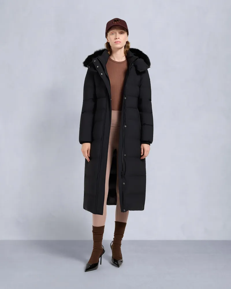 Moose Knuckles Parka Nyluxe Jocada Für Damen Schwarz
