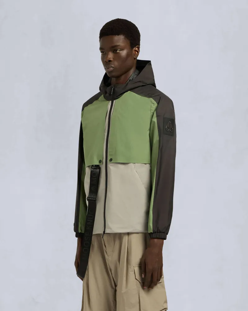 Moose Knuckles KNOX VERSTAUBARE REGENJACKE-SCHWARZ / SEEGAN / DÄMMERUNG Schwarz