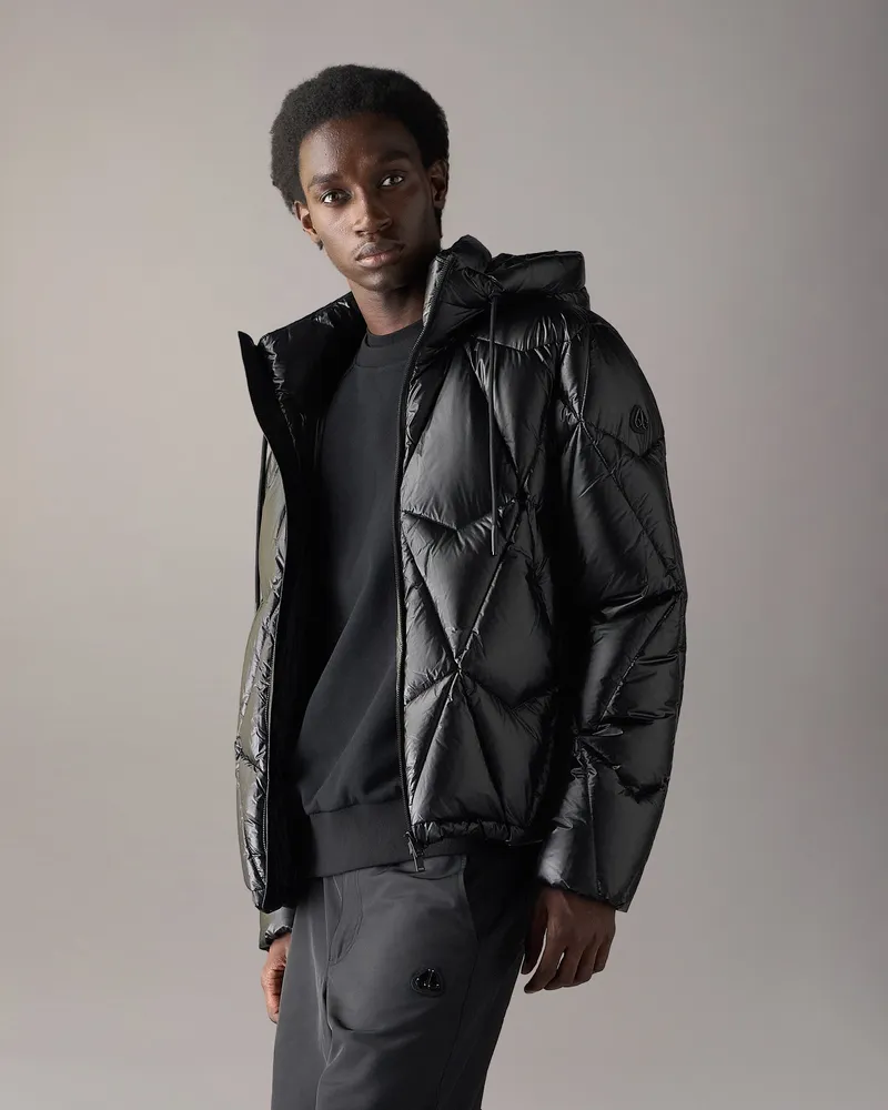 Moose Knuckles Iceberg Quilt Dauenjacke Schwarz