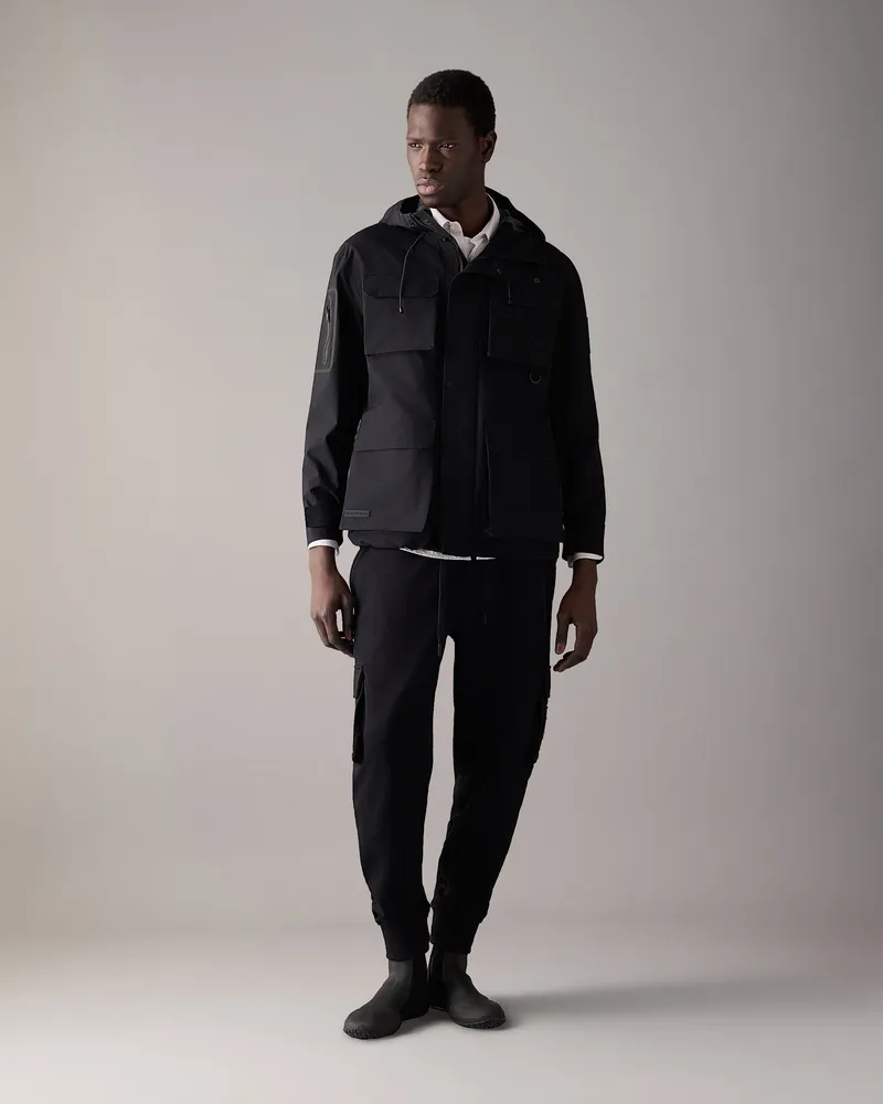 Moose Knuckles Mansfield Regenjacke Schwarz