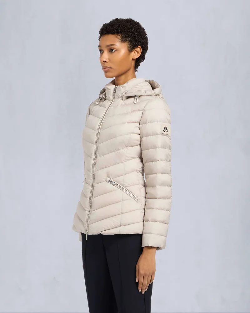 Moose Knuckles LUCILLE AIR DOWN JACKE-NEBEL Nebel