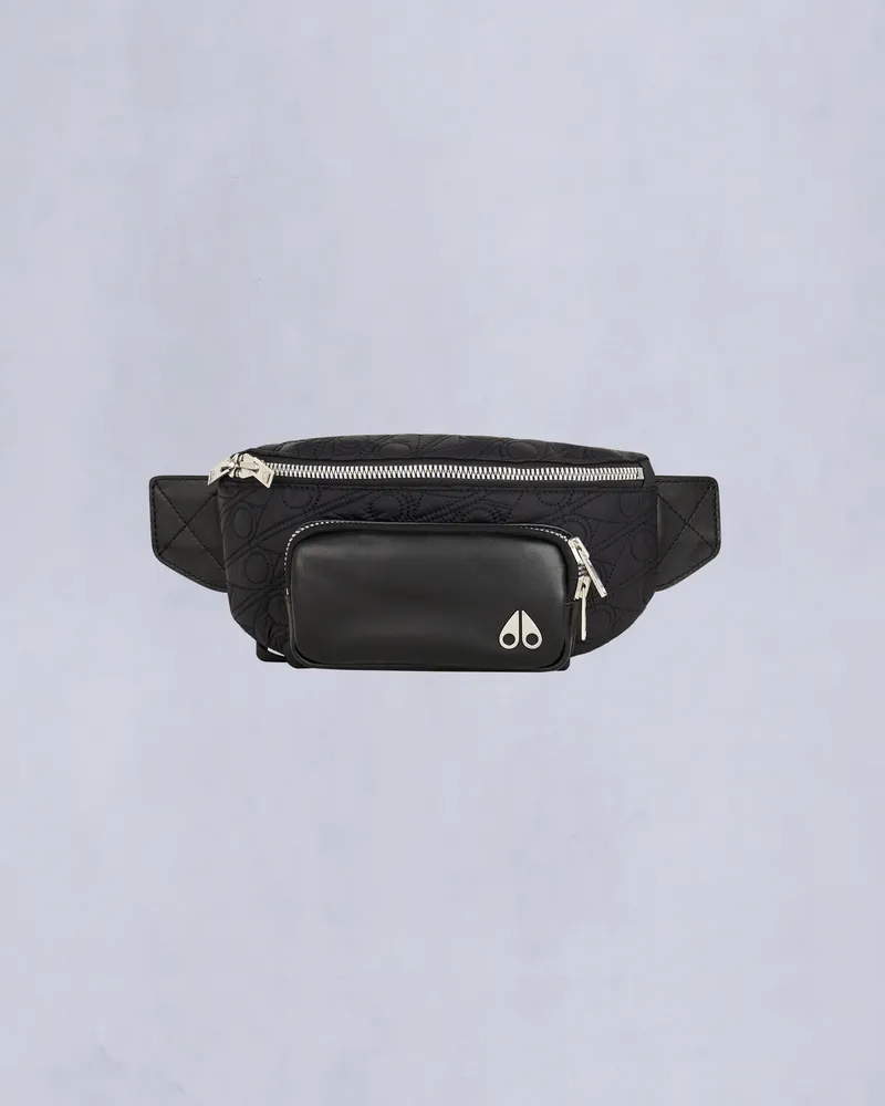 Moose Knuckles Logo Monogramm - Gürteltasche Schwarz