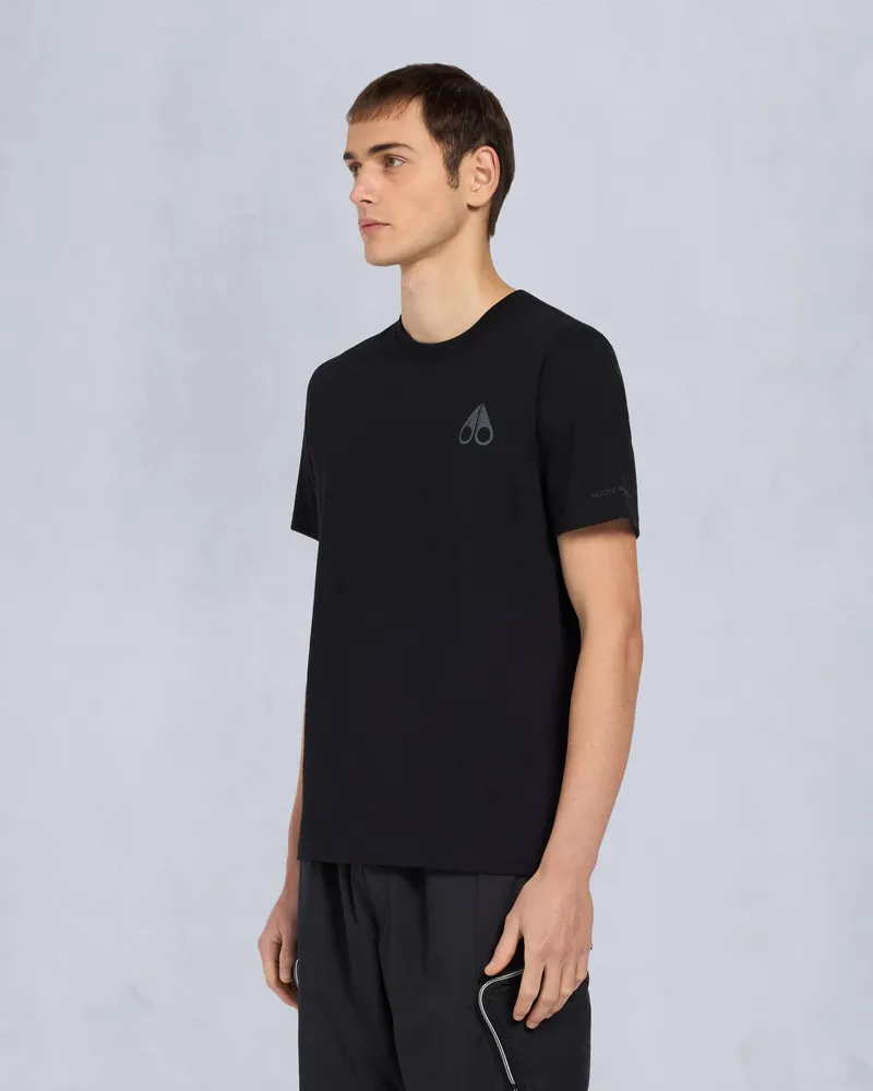 Moose Knuckles OFF ISLAND T-SHIRT-Schwarz Schwarz