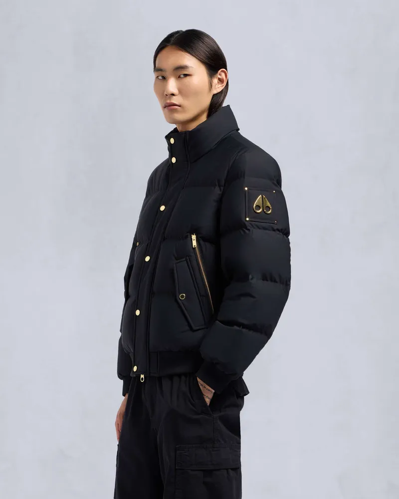 Moose Knuckles GOLD SERIES HIGH POINT BOMBERJACKE-Schwarz Schwarz