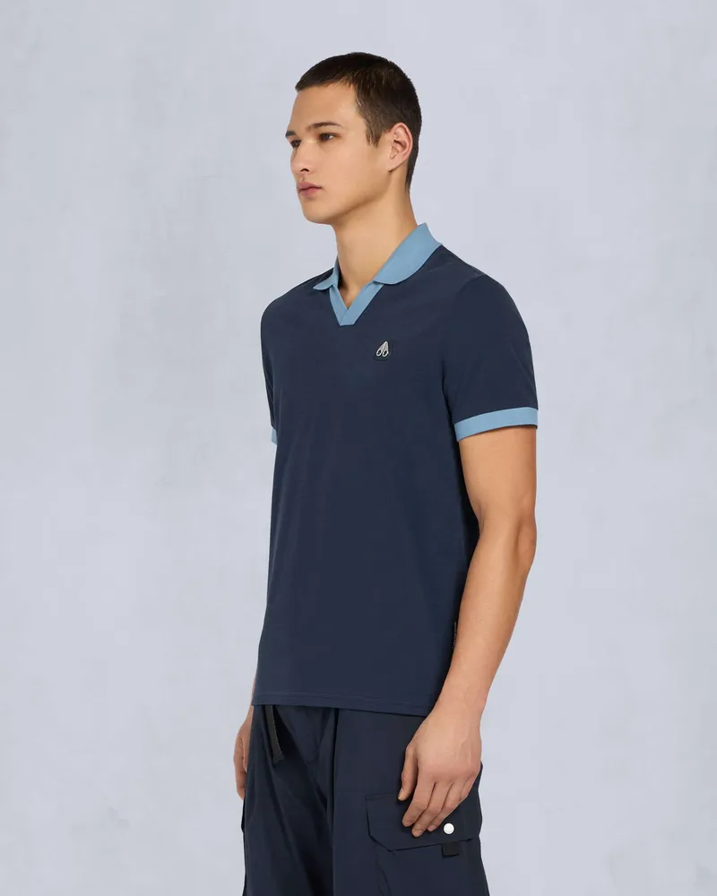 Moose Knuckles HADLEY POLO-Navy Navy
