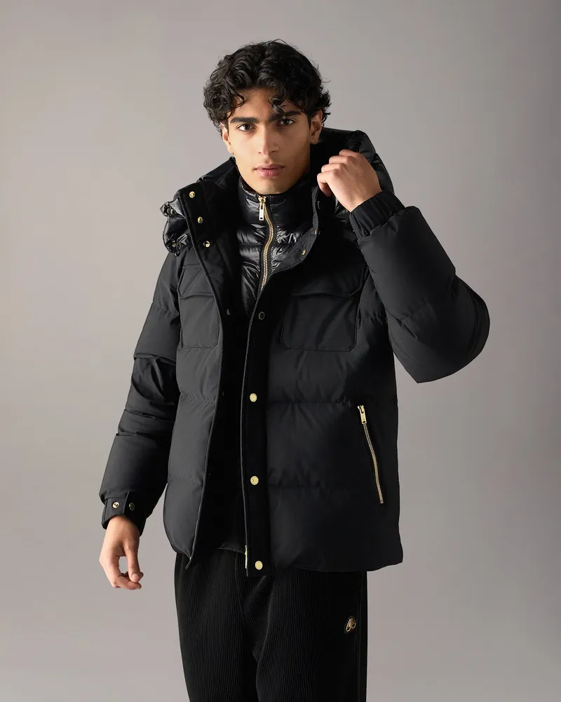 Moose Knuckles Gold Series Suthep Daunenjacke Schwarz