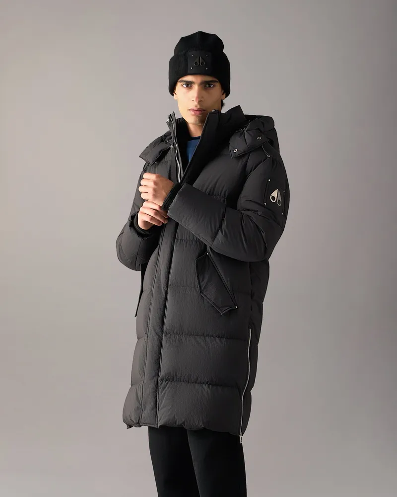 Moose Knuckles Everest Daunenparka - Farbe: Schwarz - Für Herren Schwarz
