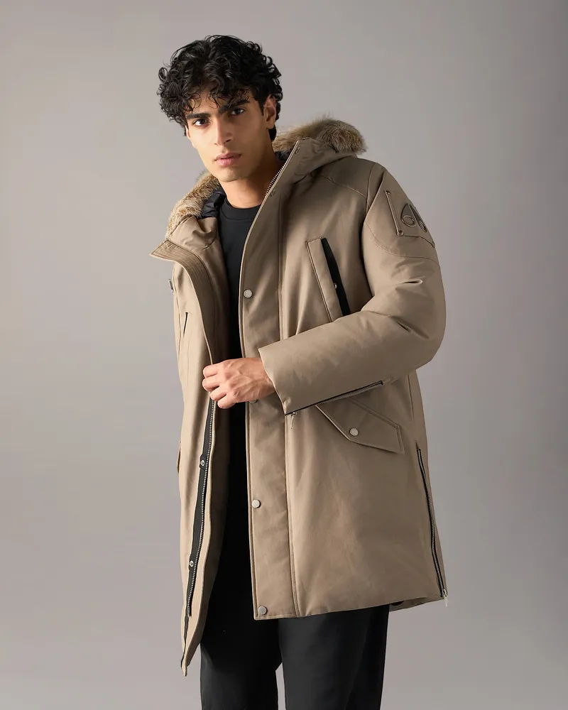 Moose Knuckles Original Stirling 2.0 Daunenparka - Farbe: Aschbronze - Für Herren Aschbronze