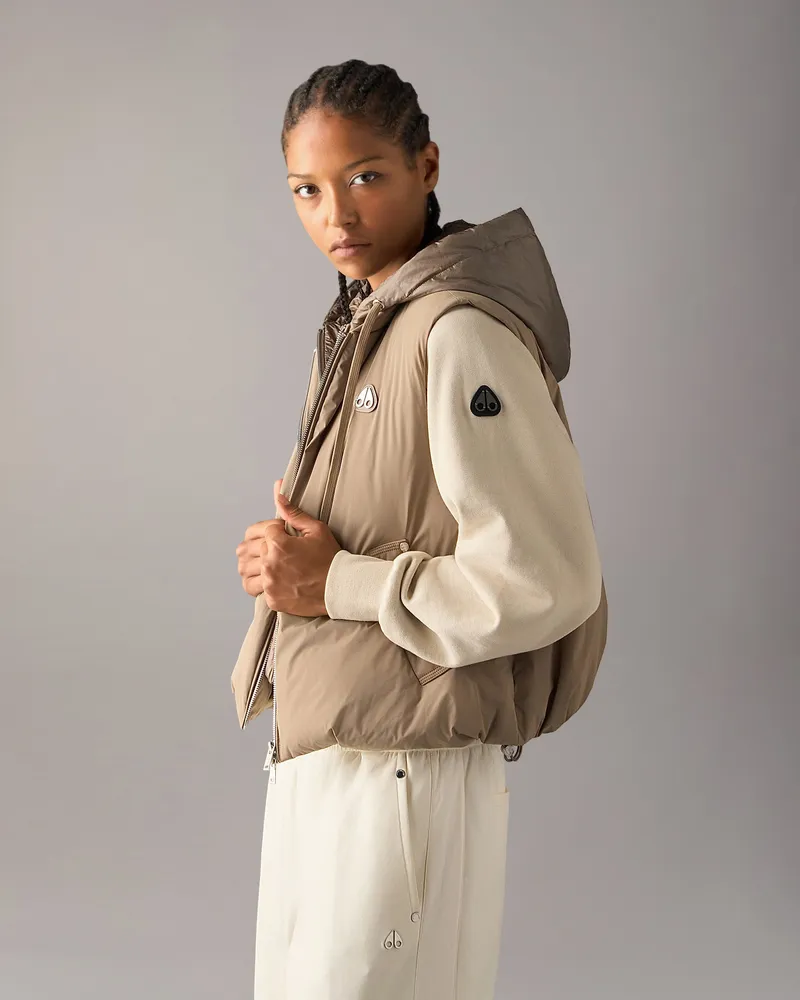 Moose Knuckles Tegan Weste Für Damen Aschgrau