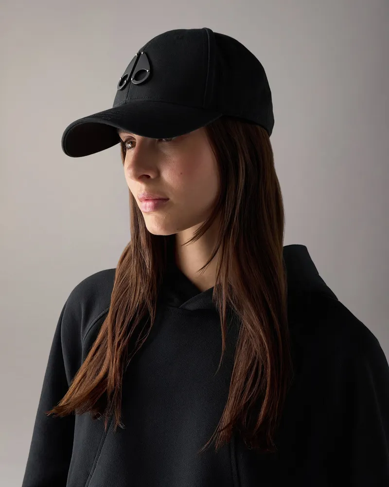Moose Knuckles Logo Icon Baseballkappe Schwarz
