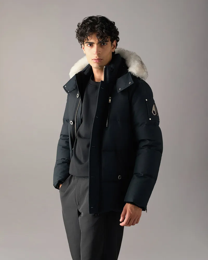 Moose Knuckles Original 3q Daunenjacke Navy