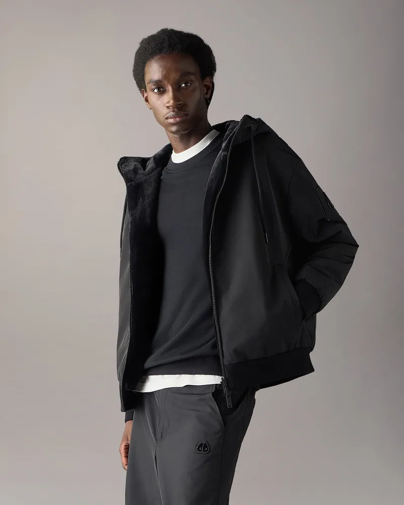 Moose Knuckles Roland Bunny Wendejacke Schwarz