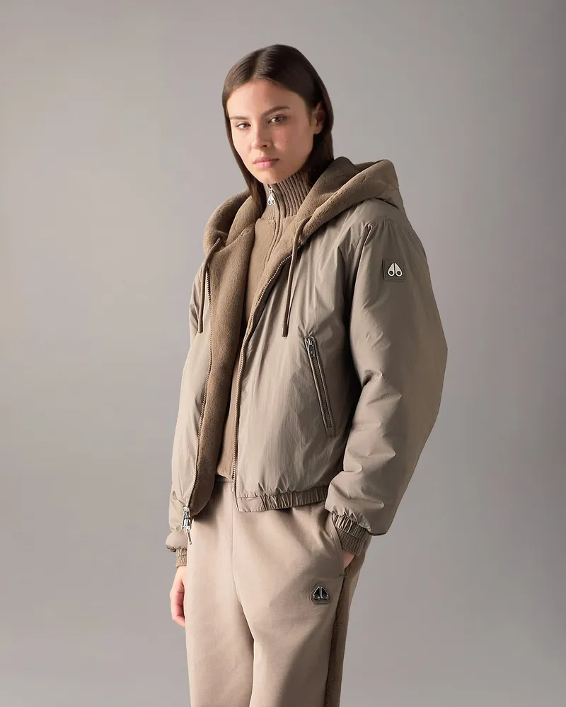 Moose Knuckles Wendbarer Eaton Bunny Hoodie Für Damen Asch