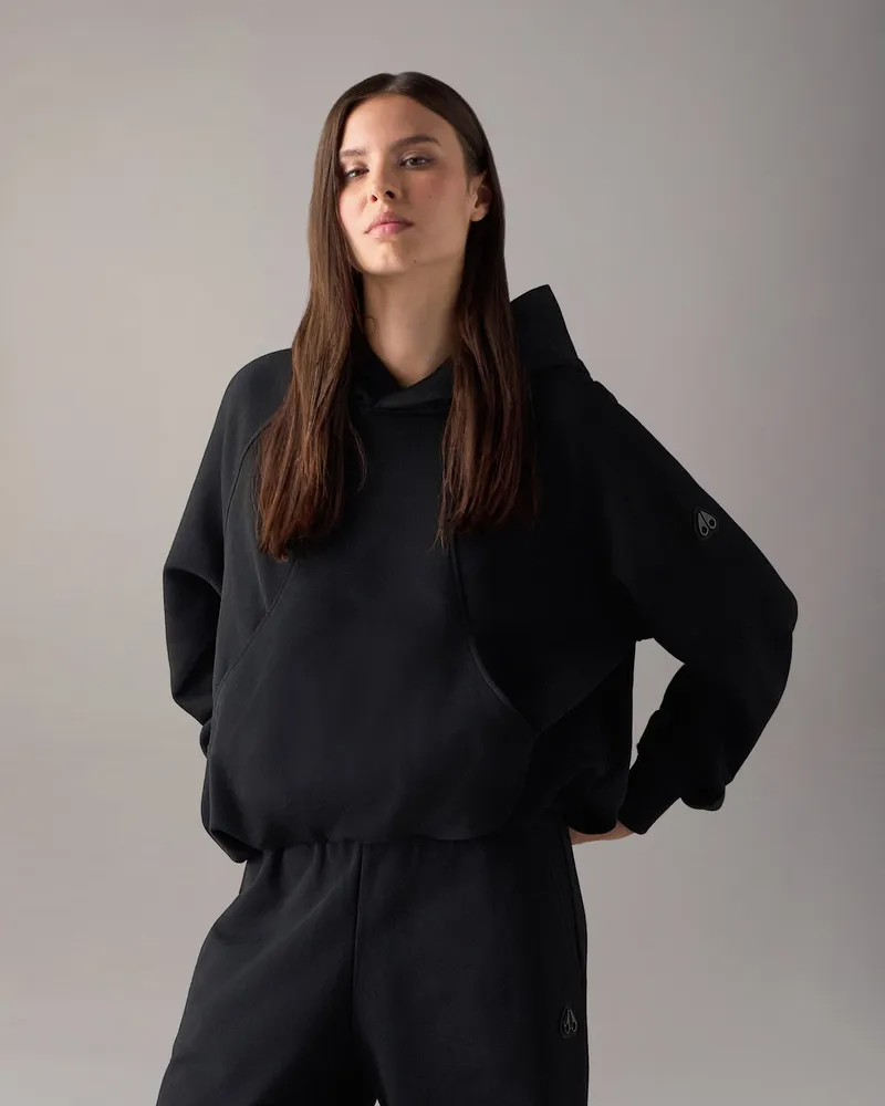 Moose Knuckles Yyz Hoodie Für Damen Schwarz