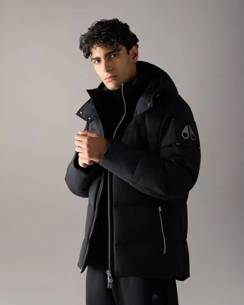 Moose Knuckles Banff Daunenjacke Schwarz