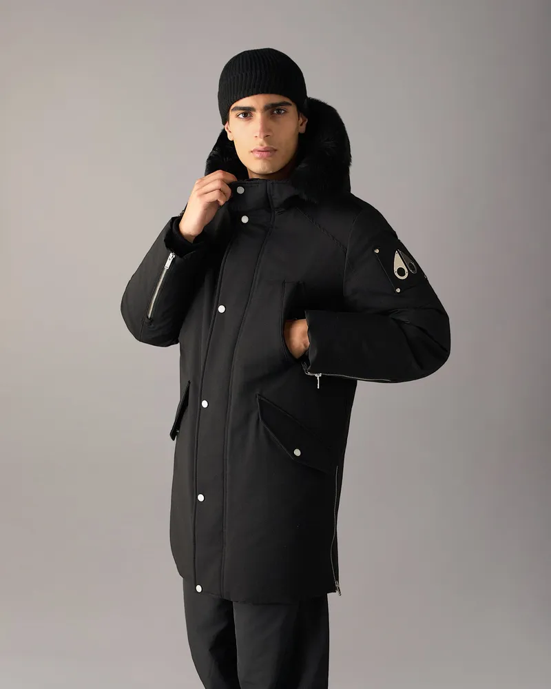 Moose Knuckles Original Stirling 2.0 Daunenparka - Farbe: Schwarz - Für Herren Schwarz