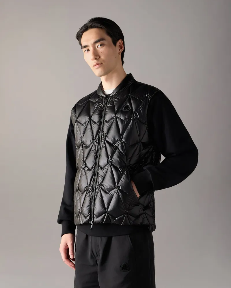 Moose Knuckles Iceberg Quilt Daunenweste Schwarz