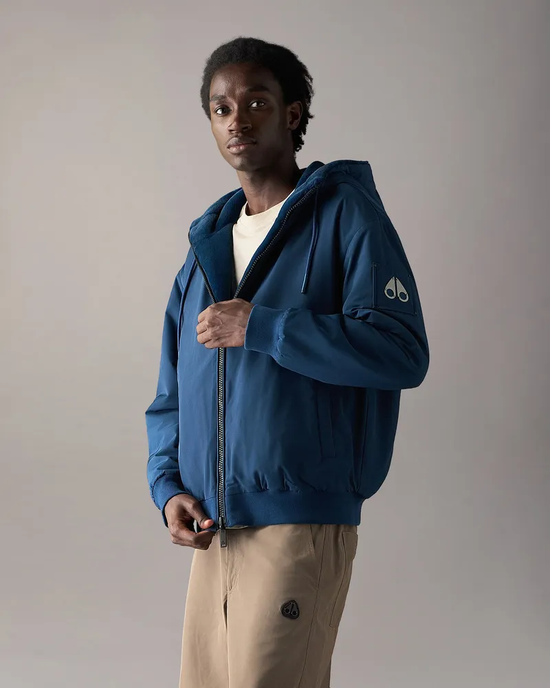 Moose Knuckles Roland Bunny Wendejacke Nachtblau