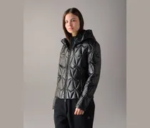 Leichte Iceberg Quilt Daunenjacke - Farbe: Schwarz - Für Damen