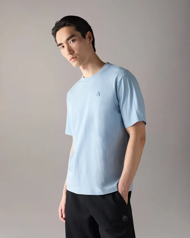 Moose Knuckles Yul Classic T - Shirt Eisblau