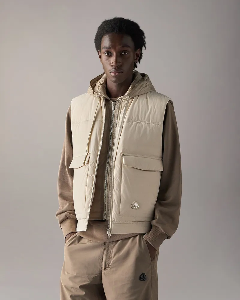 Moose Knuckles Brixton Weste Alabaster
