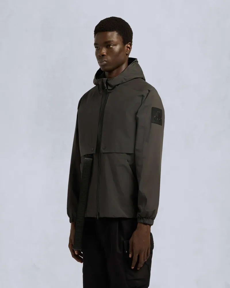 Moose Knuckles KNOX VERSTAUBARE REGENJACKE-Schwarz Schwarz