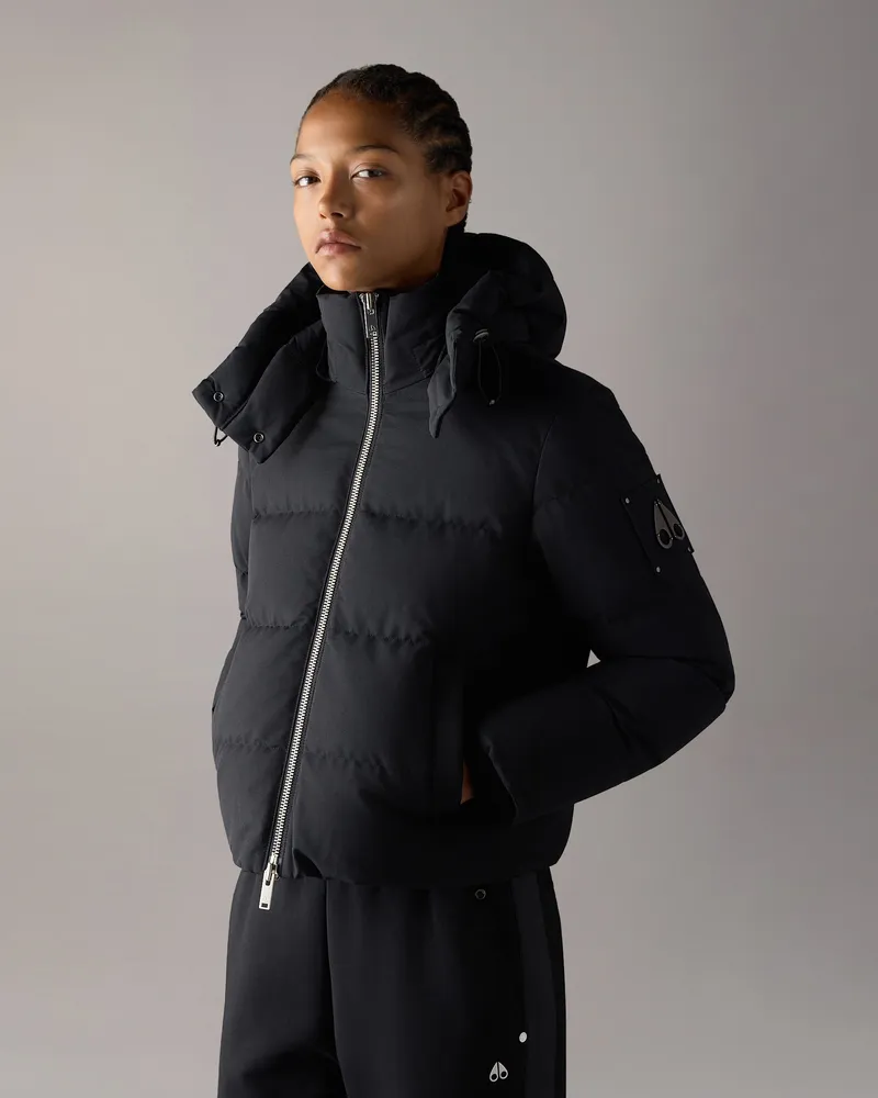 Moose Knuckles Banff Daunenjacke - Farbe: Schwarz - Für Damen Schwarz
