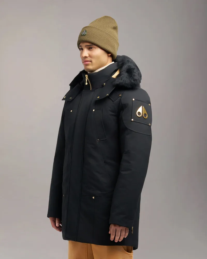 Moose Knuckles Gold Series Original Stirling Daunenparka - Farbe: Schwarz - Für Herren Schwarz