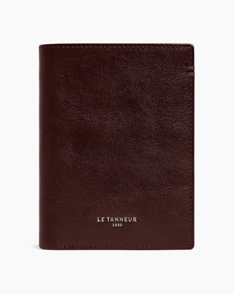 Le Tanneur Brieftasche im Hochformat mit Reißverschluss Lucien aus geöltem Leder Revolution