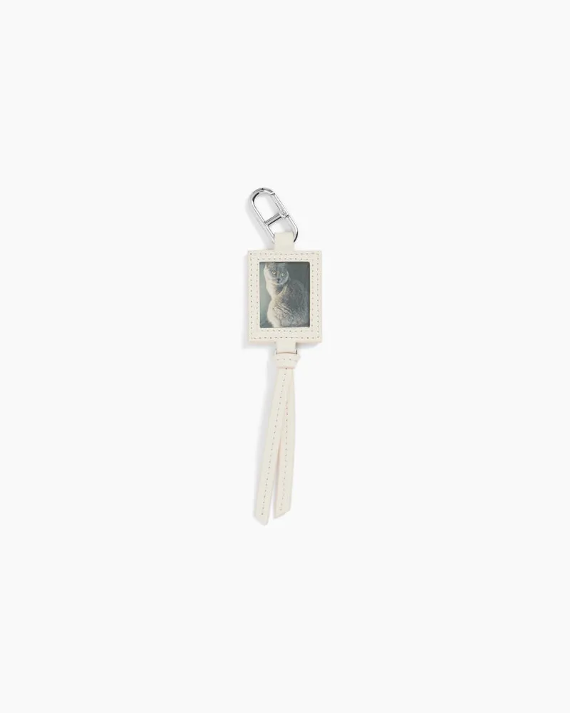 Le Tanneur Fotohalter „Mademoiselle Agnès" aus Glattleder mit Charm White