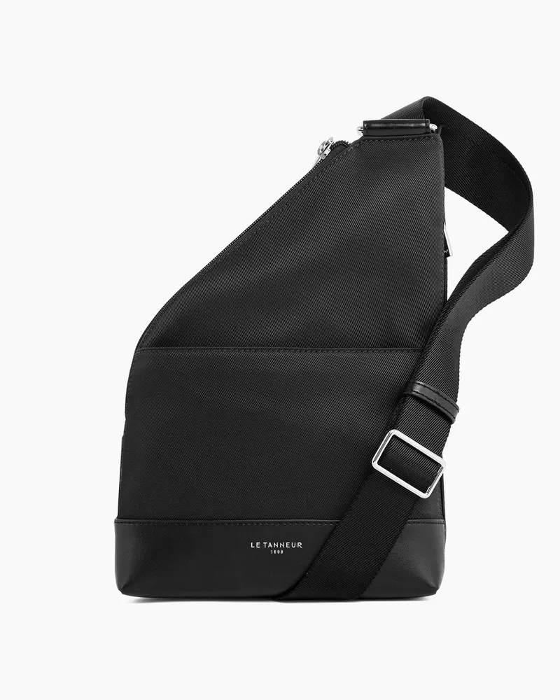 Le Tanneur Rucksack Gaspard mit einem Schultergurt Black