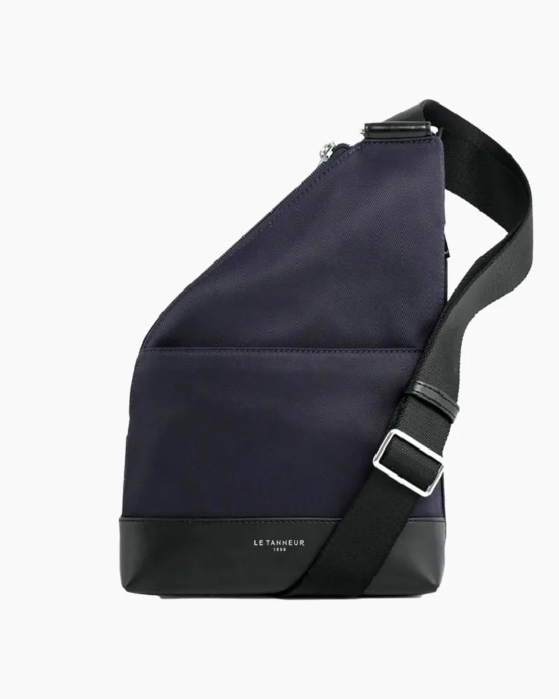 Le Tanneur Rucksack Gaspard mit einem Schultergurt Blue
