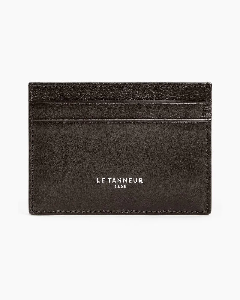 Le Tanneur Kartenetui Lucien aus geöltem Leder Brauner