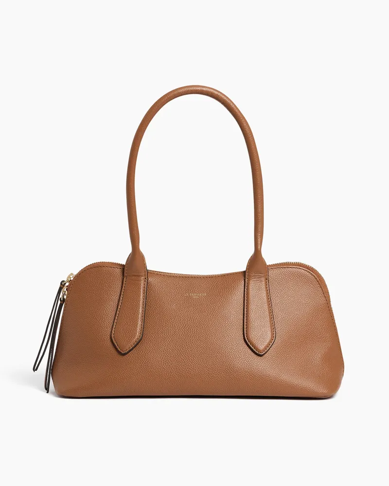 Le Tanneur Bowlingtasche Apolline aus genarbtem Leder Tan