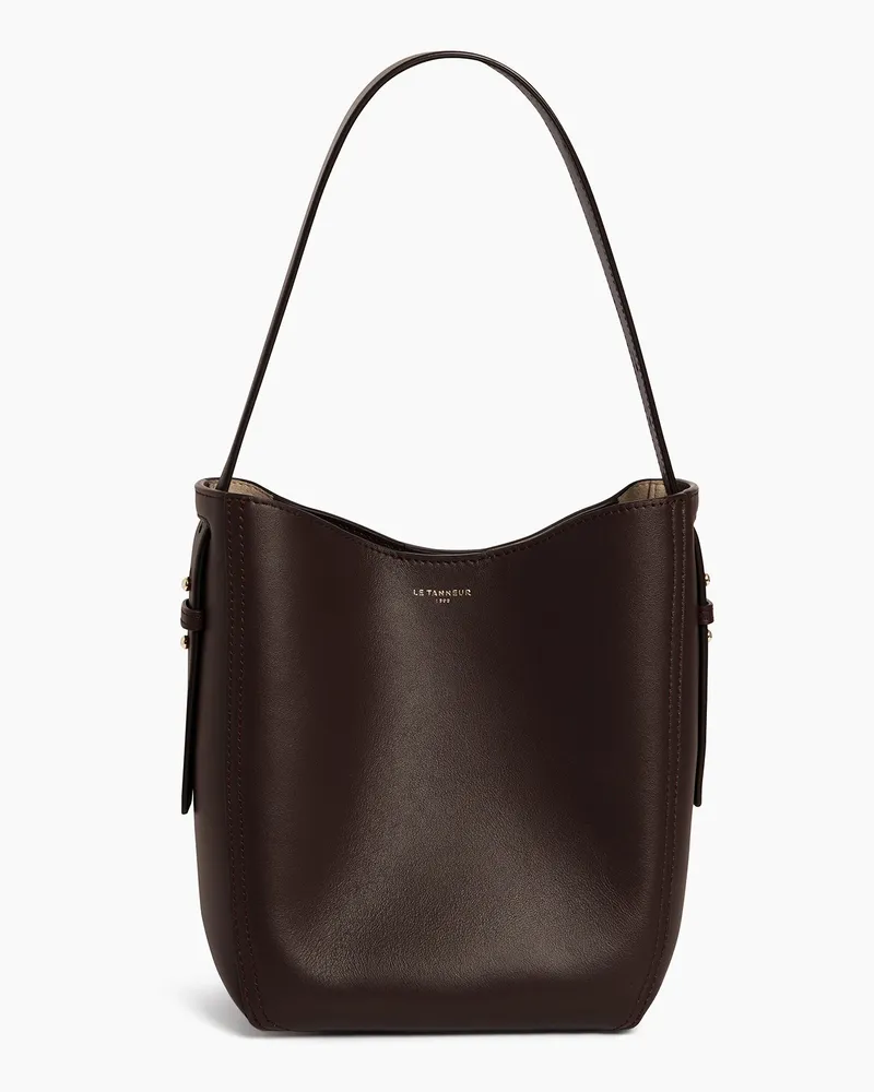 Le Tanneur Kleine Hobo-Tasche Céleste aus Glattleder Braun
