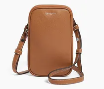 Handytasche aus genarbtem Leder