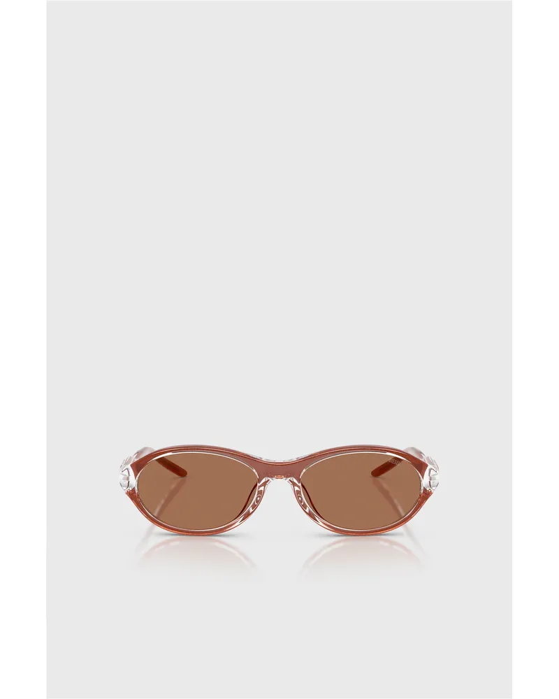 Diesel Ovale Sonnenbrille - Sonnenbrille - Unisex - Braun Braun