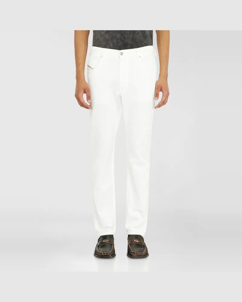 Diesel Regular Regular Waist 2032 D-Krooley-BW Joggjeans,, Elastischer Bund Weiss