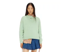 Pullover aus Woll- und Alpakamischung - Strickwaren - Damen - Grün
