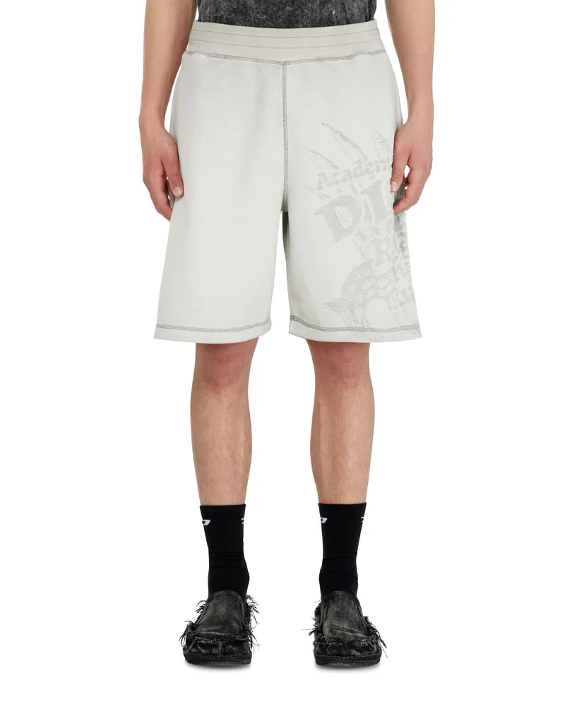 Diesel Sweatshorts mit Dévoré-Motiven - Kurze Hosen - Herren - Grau Grau
