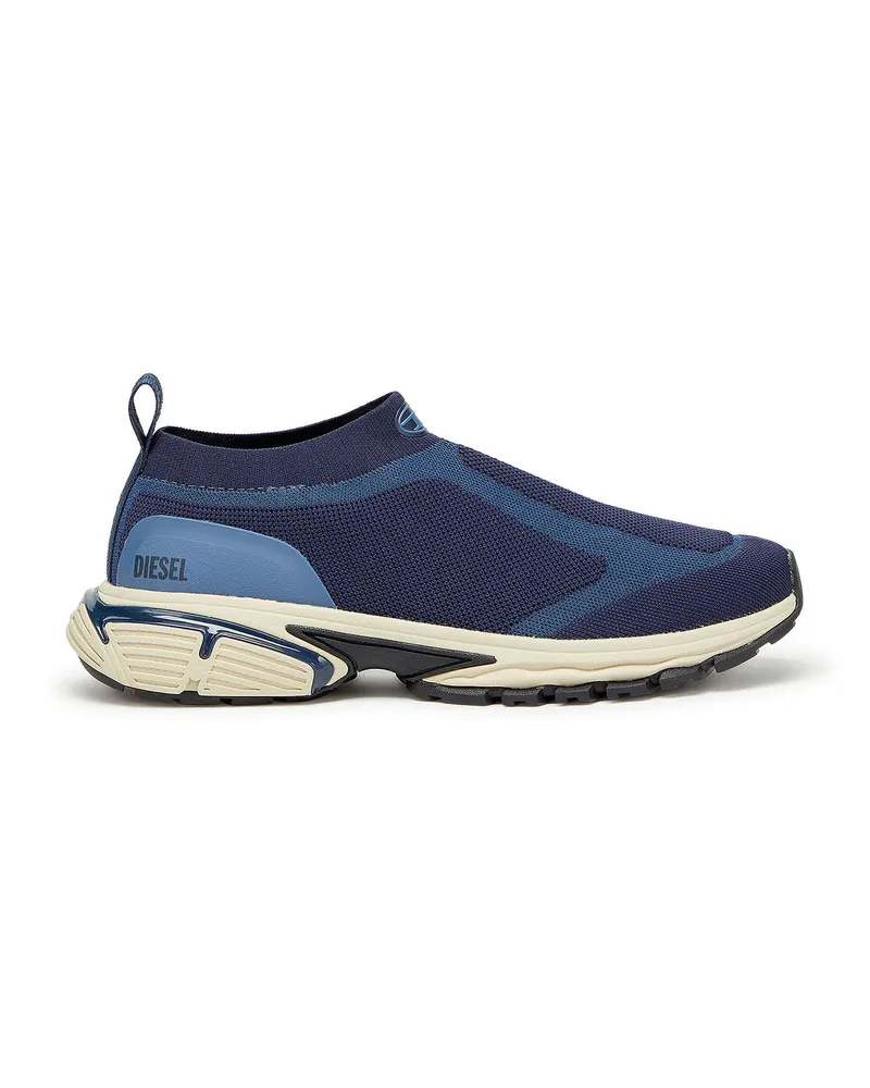 Diesel Pro-V-Dense-Slip-on-Strick-Sockenturnschuhe - Sneakers - Herren - Blau Blau