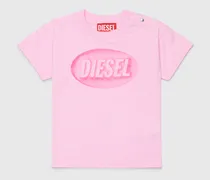 T-Shirt aus Baumwolle mit Logo-Print - T-Shirts und Tops - Unisex - Rosa