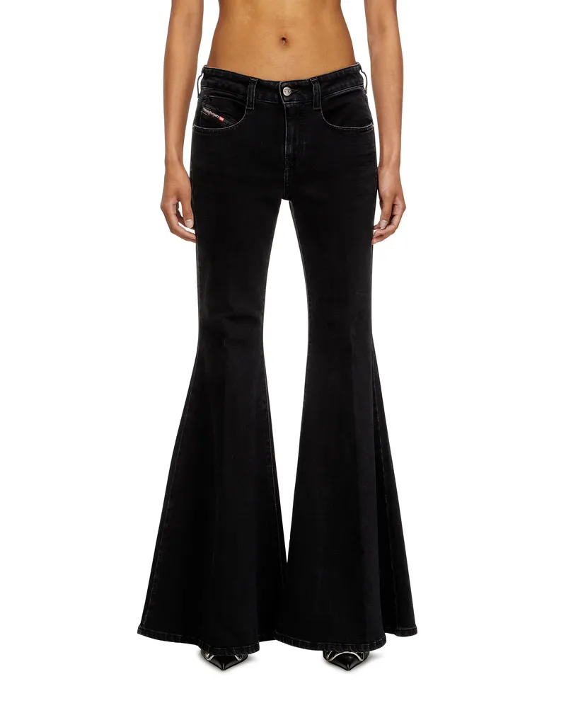 Diesel Flare Jeans - 1970 D-Bleess - Jeans - Damen - Schwarz Schwarz